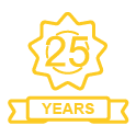 25 Years of Experience Icon 124x124